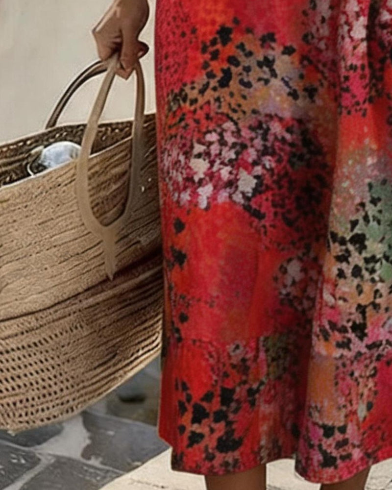Paola | Abito Midi Eleganza Retrò