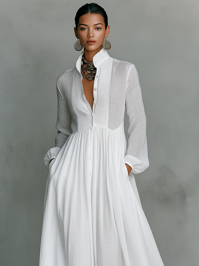 Marta | Abito Maxi Patchwork