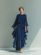 Margherita | Insieme Chiffon Blu Navy