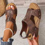 Freda | Sandali Zeppa con Zip