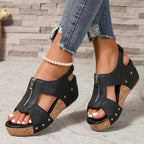 Freda | Sandali Zeppa con Zip