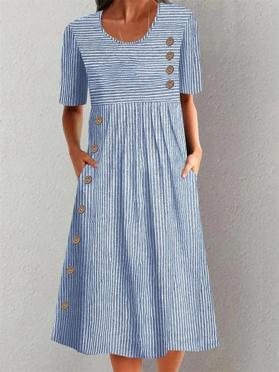 Sofia | Vestito a Righe Estivo
