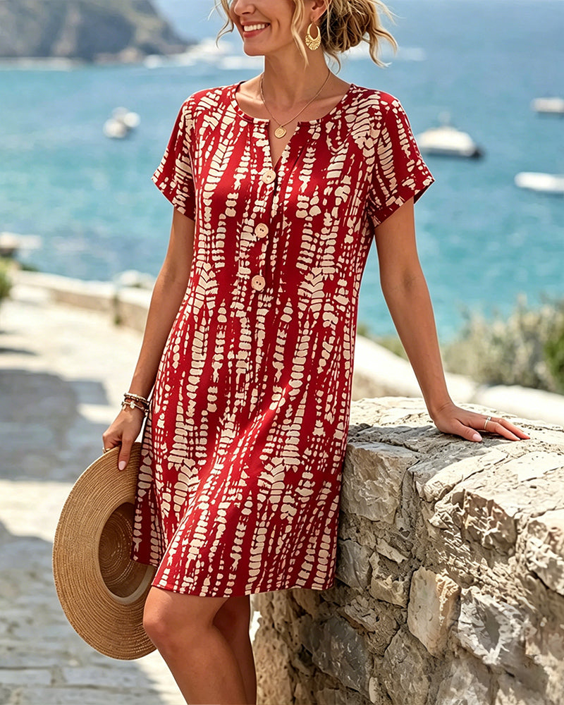 Lucia | Abito Midi Stile Retrò