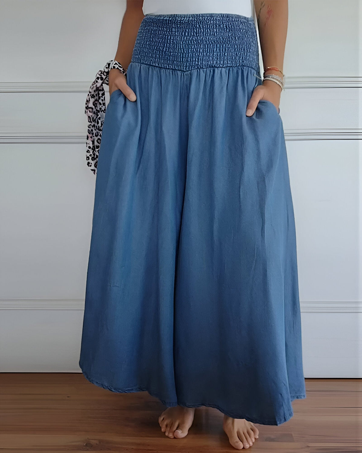 Alva | Pantaloni comodi vita elastica