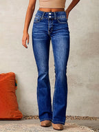 Marylène | Jeans a Zampa a Vita Alta