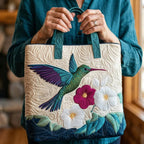 Borsa Trapuntata Colibrì Floreale