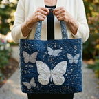 Borsa Artigianale Farfalla Argento