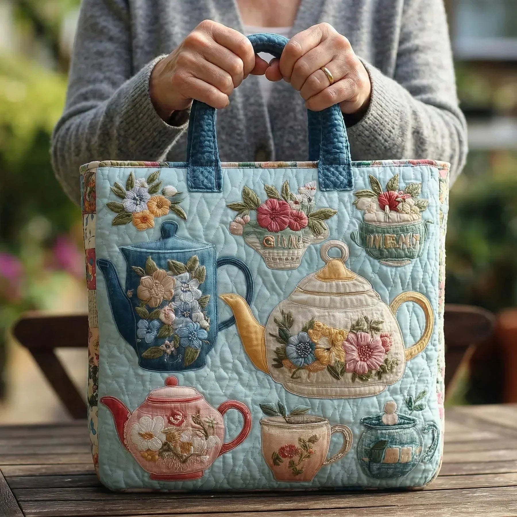 Borsa Trapuntata Fantasia Primaverile