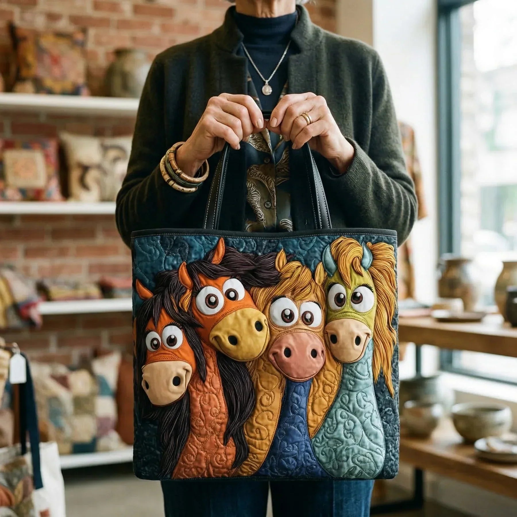 Borsa Trapuntata Pony Magici