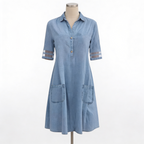 Serena | Abito chemisier in denim