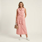 Georgina | Abito Maxi in Denim