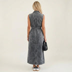 Georgina | Abito Maxi in Denim