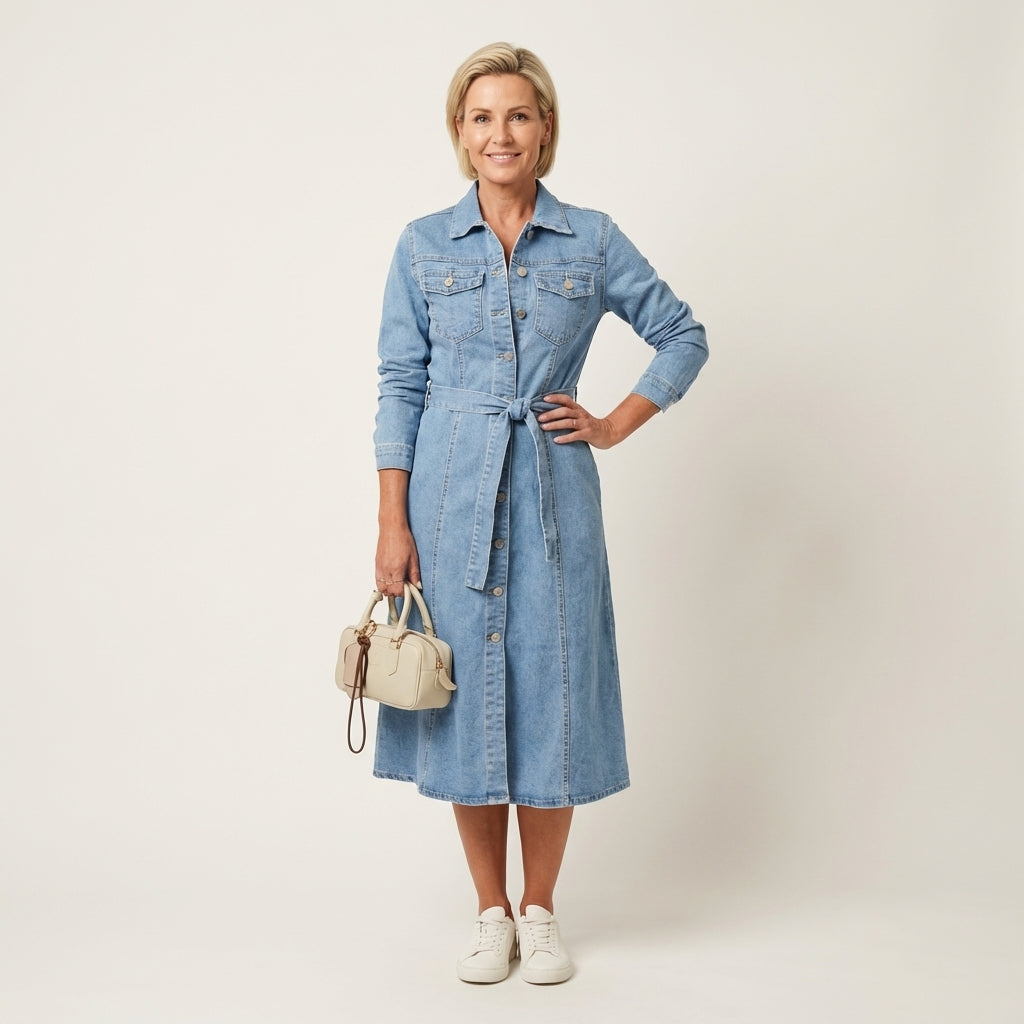 Maribell | Abito Maxi Denim