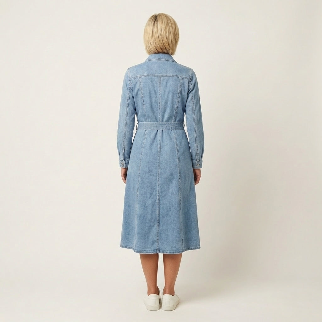 Maribell | Abito Maxi Denim