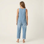 Liva | Tuta Denim con Bretelle e Bottoni