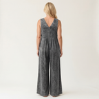 Griselda | Tuta Denim a Gamba Larga