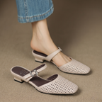 Ovia | Mules in Pelle Genuina