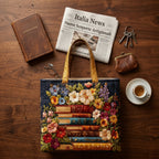 Borsa Trapuntata Floreale Libri