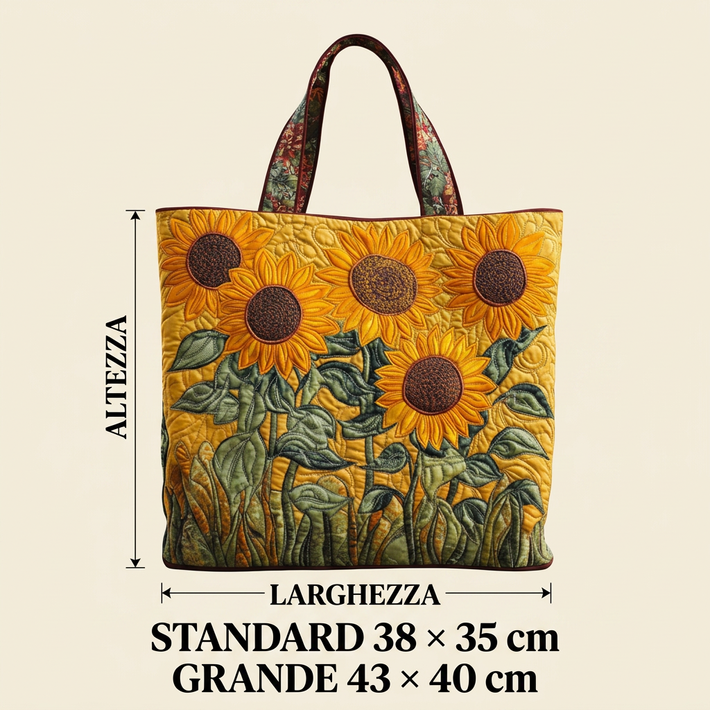 Borsa Artigianale Girasole