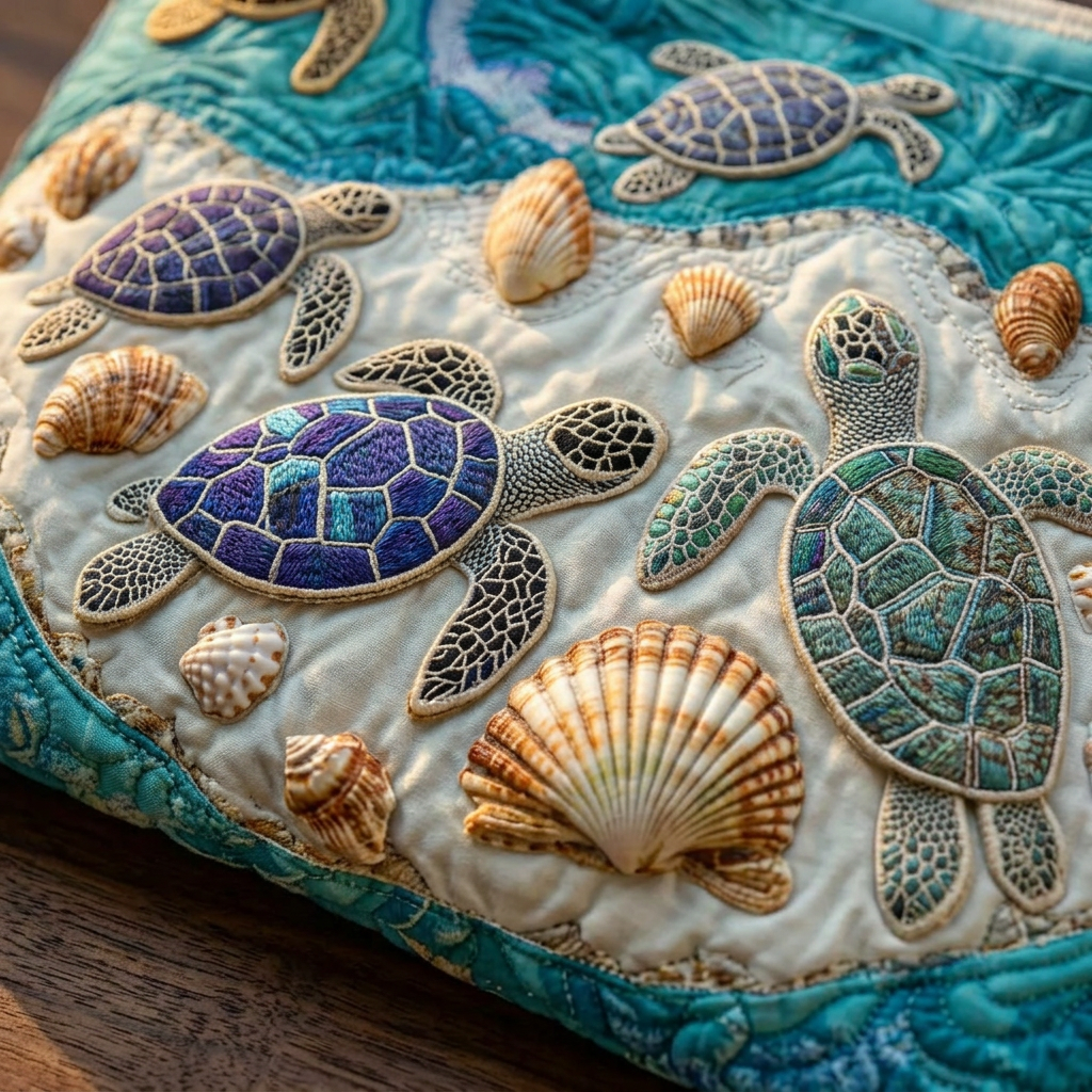Borsa Trapuntata Tartarughe