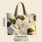 Borsa Donna Gigli Bianchi Eleganti