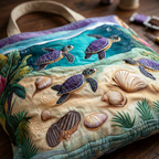 Borsa Trapuntata Fantasia Laguna