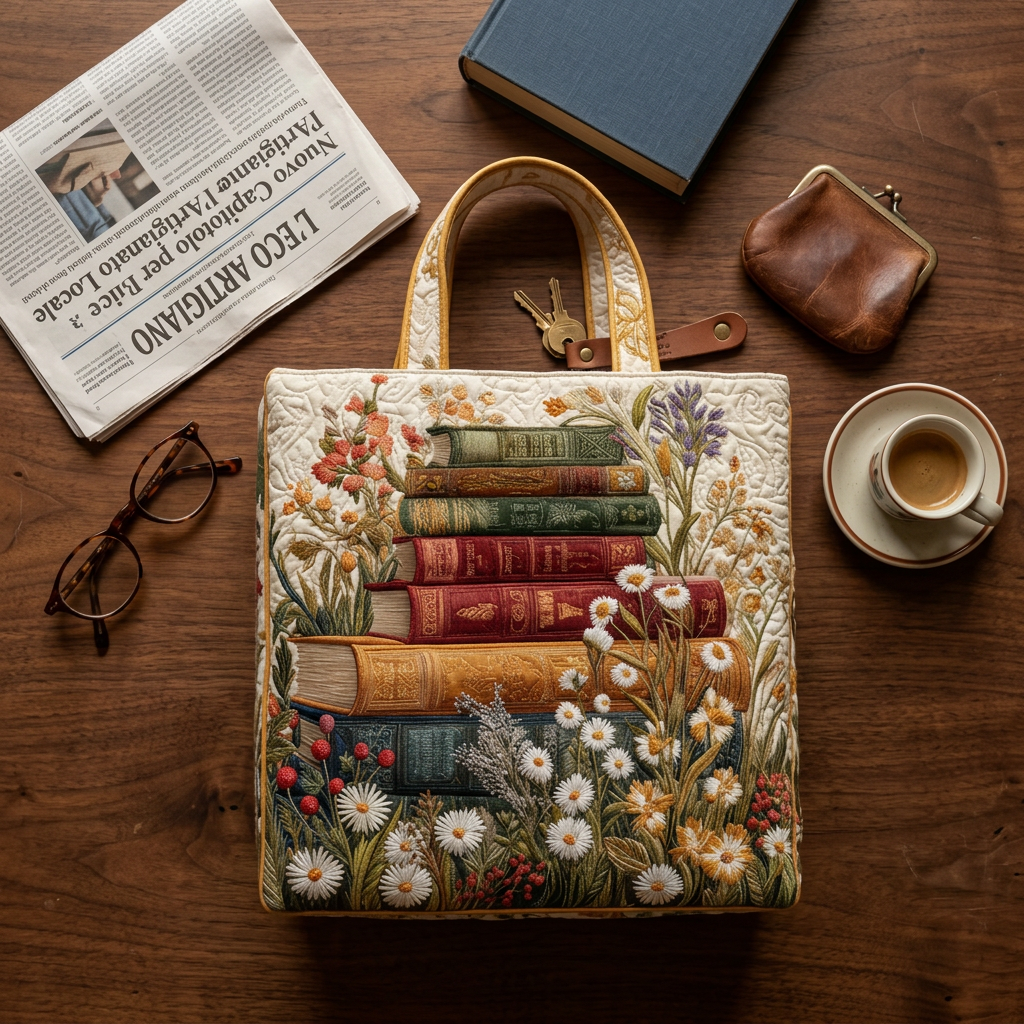 Borsa Artigianale Motivo Floreale
