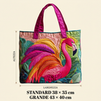 Borsa Artigianale Fenicottero Arcobaleno