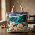 Borsa Trapuntata Fantasia Laguna