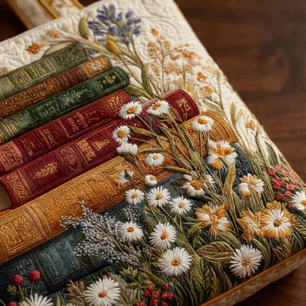 Borsa Artigianale Motivo Floreale