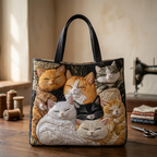 Borsa Trapuntata Gattini Addormentati