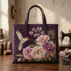 Borsa Artigianale Colibrì Orchidee
