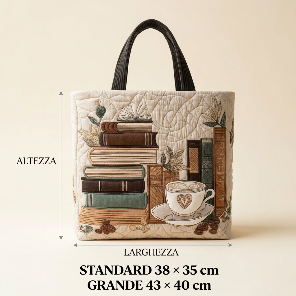 Borsa Artigianale Motivo Caffè