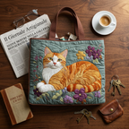 Borsa Trapuntata Gatto Rosso