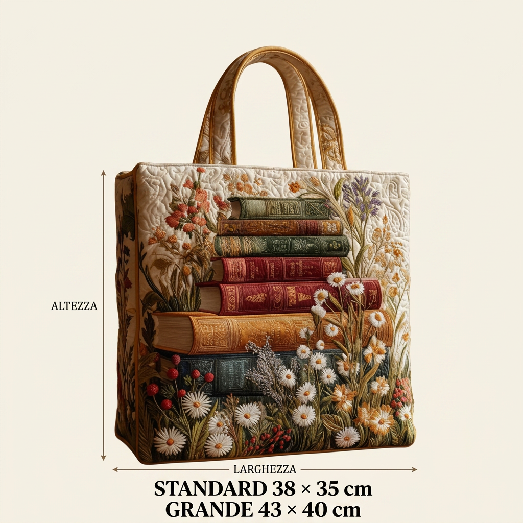 Borsa Artigianale Motivo Floreale