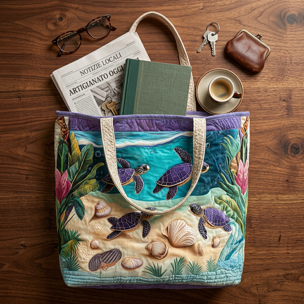Borsa Trapuntata Fantasia Laguna