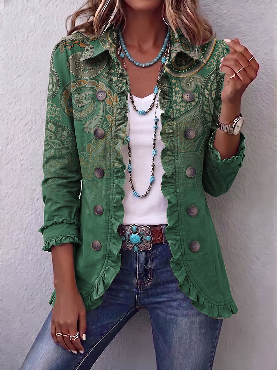 Jacinta | Giacca Cashmere Verde