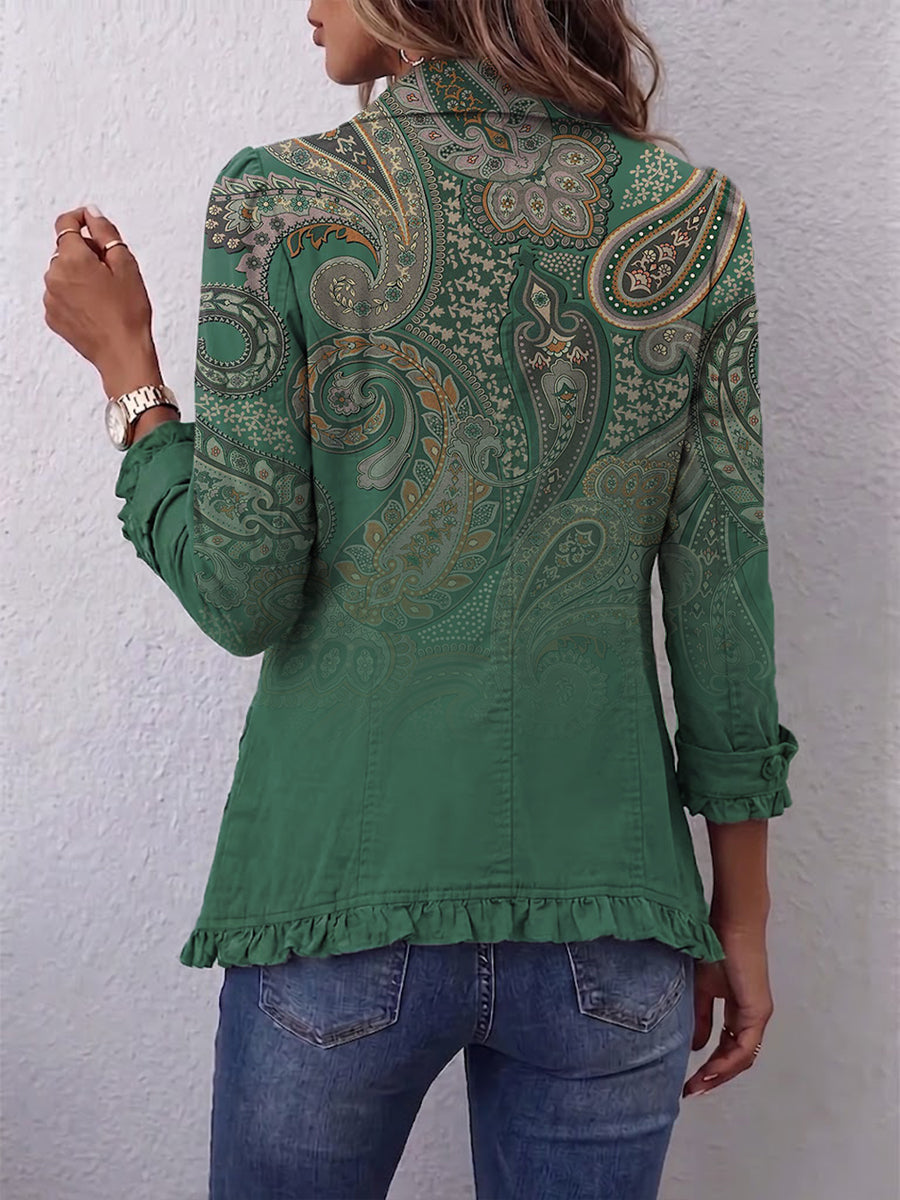 Jacinta | Giacca Cashmere Verde