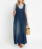 Karen | Abito Lungo in Denim Vintage
