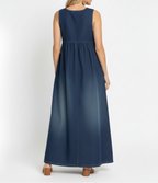 Karen | Abito Lungo in Denim Vintage
