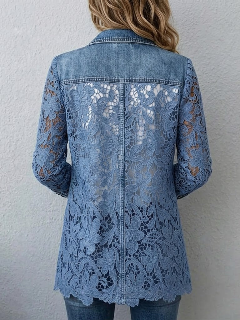 Alicia | Blazer con Pizzo Floreale