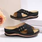 Valeria | Sandali con Zeppa Comfort