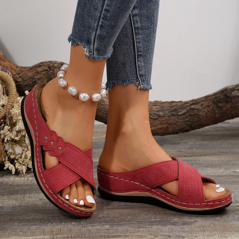 Valeria | Sandali con Zeppa Comfort