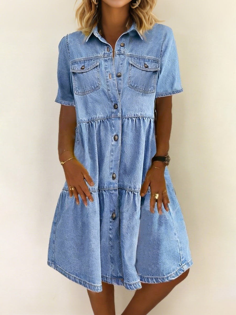 Sofía | Abito in Denim Casual Chic