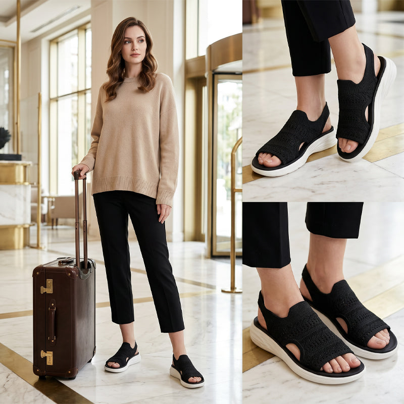 Zina | Sandalias de Plataforma Transpirable