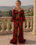 Gregoria | Abito Lungo Scollo a Fascia