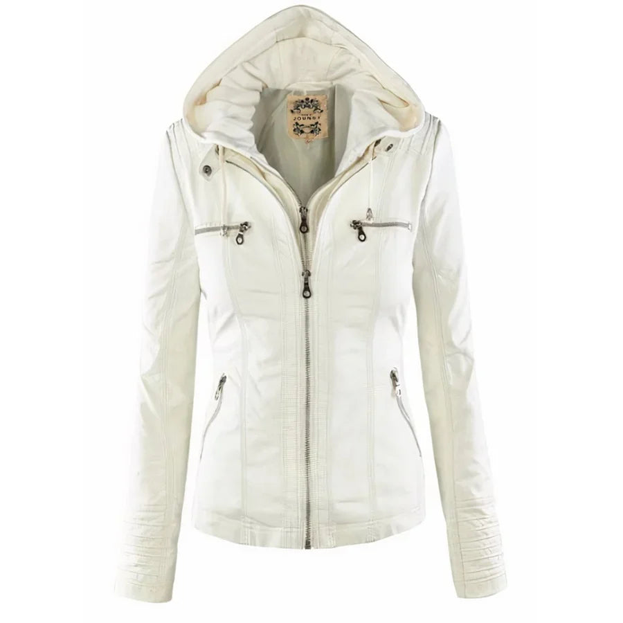 Flavia | Giacca in Pelle Robusta ed Elegante